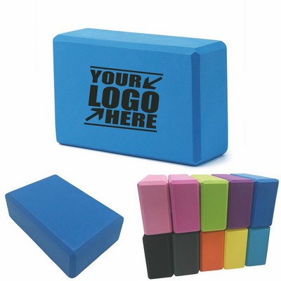Eco EVA Foam Yoga Block for Comfort Support and Balance