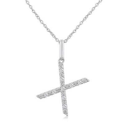 Jilco Inc. Initial X Necklace