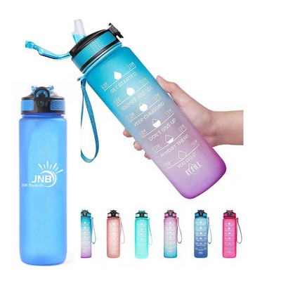 32 oz Motivational Water Bottle