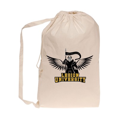 Natural Cotton Laundry Bag (Full Color Imprint)