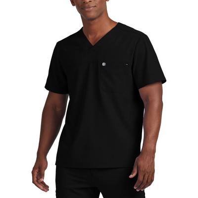 White Cross - CRFT - Men's Two-Pocket Fluid Resistant V-Neck Top