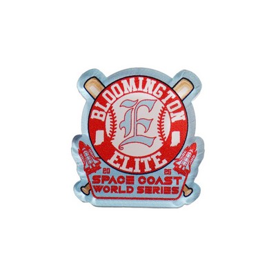 USA Made Full Color Acrylic Custom Shaped Lapel Pin - Up to 1.25"x1.25" - Medium