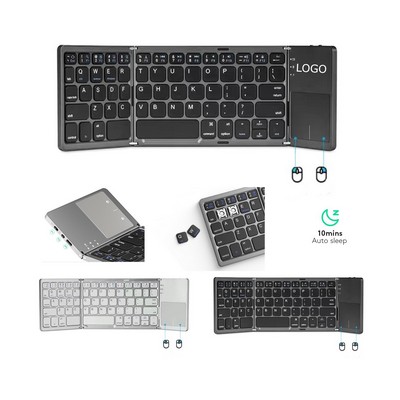 Foldable Bluetooth Keyboard w/Touchpad
