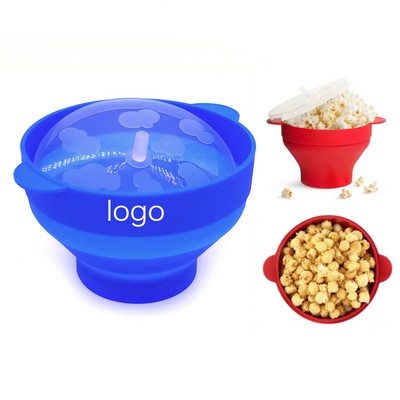 Collapsible Silicone Popcorn Bowl