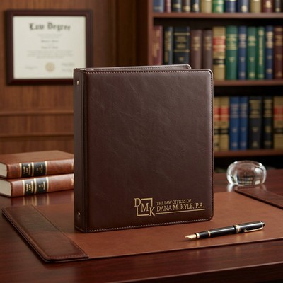 1" Round Ring 11" x 8.5" Sealed and Stitched Binder