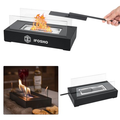 Rectangle Table Top Firepit for Indoor Outdoor