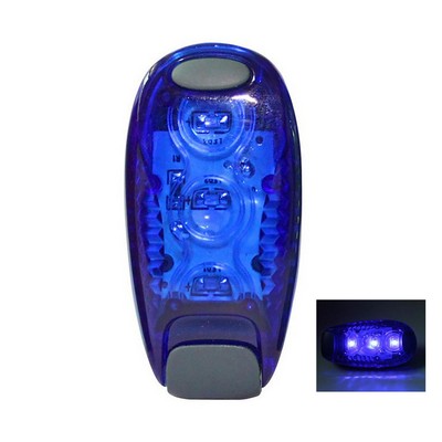 Reflective Gear Clip on Strobe Flashing Light