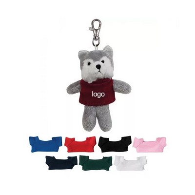 Plush Dog Keychain Bag Pendant