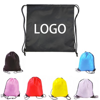 Waterproof Polyester Drawstring Backpack for Sports