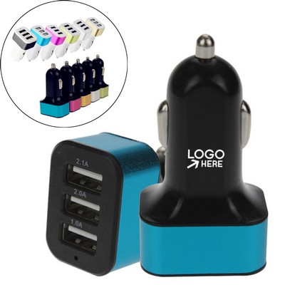 10 W 3-In-1 Usb Car Charger