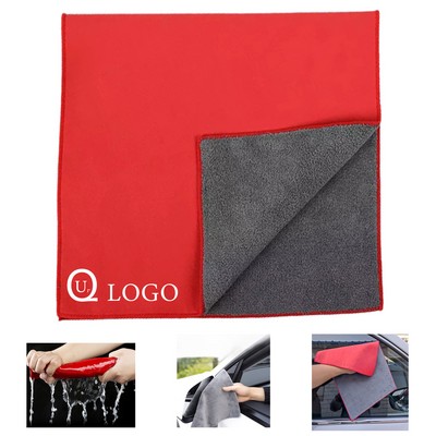 11.8 X 23.6" Car Microfiber Double-Faced Drying Towel