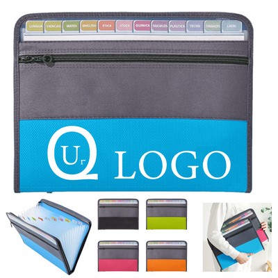 13 Layer A4 Organ Bag With Double Zipper Folder