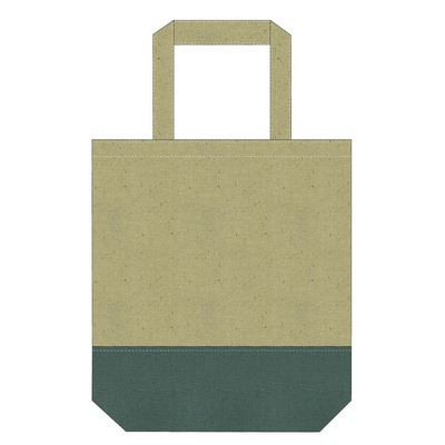 Two tone Tote bag 16"X18"X4" Bottom -100% Cotton Assorted colors Canvas -Self fabric Handles