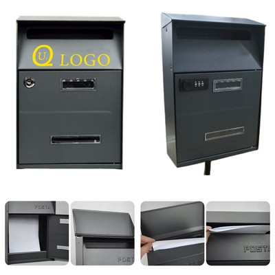 Locking Wall Mount Mailbox