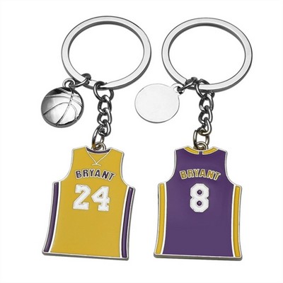 Basketball Souvenir Jersey Keychain