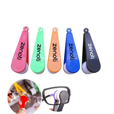 Mini Microfiber Eyeglass Cleaner Clip