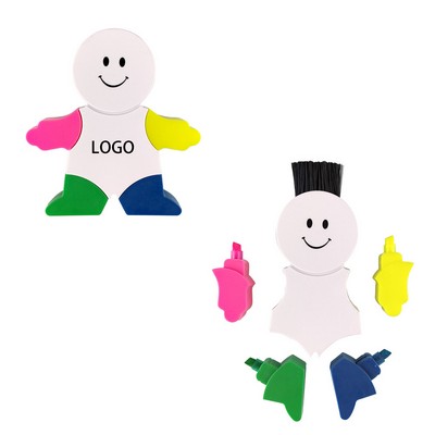 Men Shape Highlighter With Brush