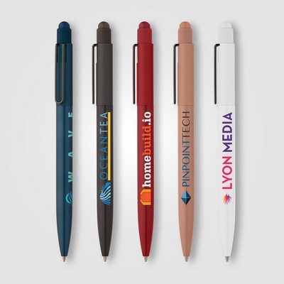 Evo Softy Recycled Aluminum Pen w/ Stylus - Full-Color Inkjet