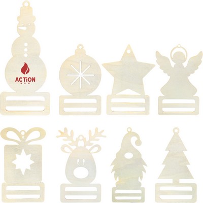 Wooden Christmas Tree Hanging