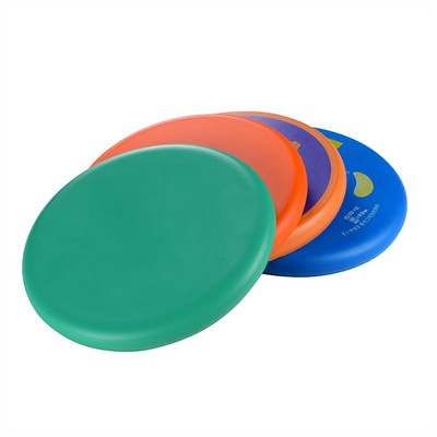 PU Foam Soft Plastic 8" Flying Disk Toy For Outdoor Sports