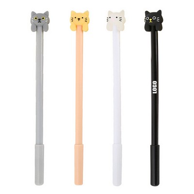 Cute Cat Shaped Promotional Pen with Logo