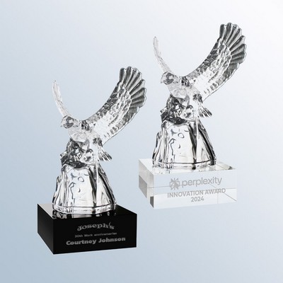 Majestic Eagle Glass Award