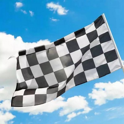 2'x3' Nylon Checkered Flag