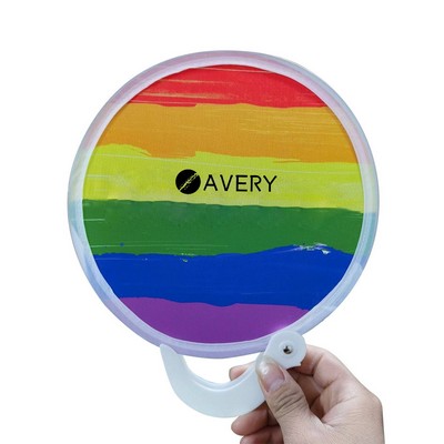 Rainbow Collapsible Flyer Fans