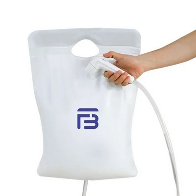 Camping Shower Bag With Press Showerhead