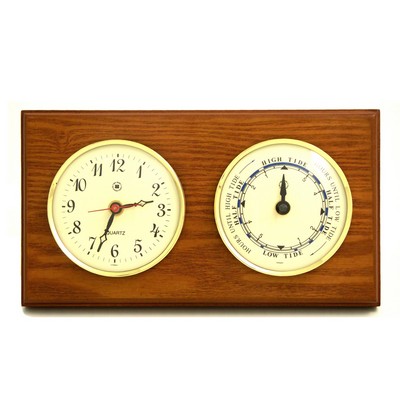 Time & Tide Clock - Oak