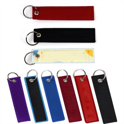 Embroidered Keychain Tag