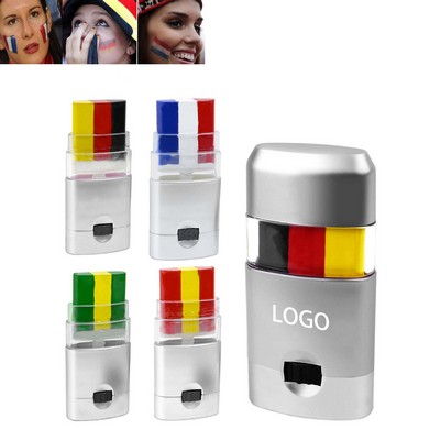 Three Color Human Face Painting