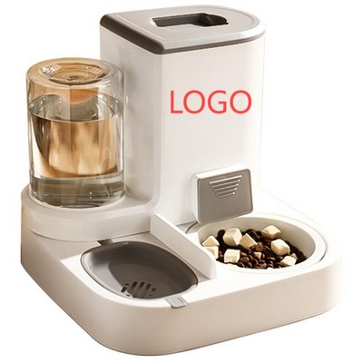 2-in-1 Automatic Gravity Pet Feeder & Waterer