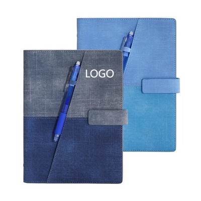 A5 Reusable Stone Paper Notebook with Magnetic Buckle