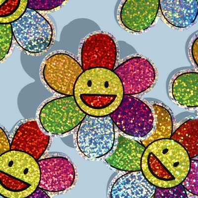 3"x3" Custom Glitter Stickers (High Quantity)