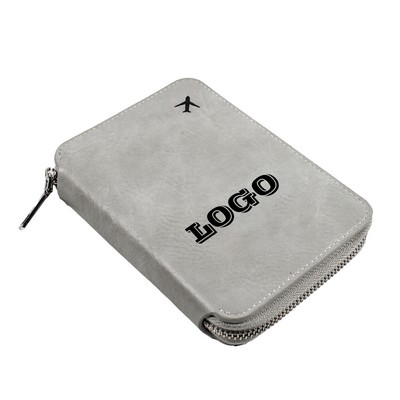 Zipper Travel Storage Passport Bag