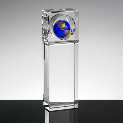 Taglia Blue Globe Award (8.5" x 2.8" x 1.6")