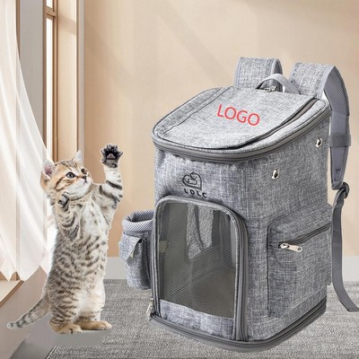 Oxford Ventilated Pet Carrier Backpack