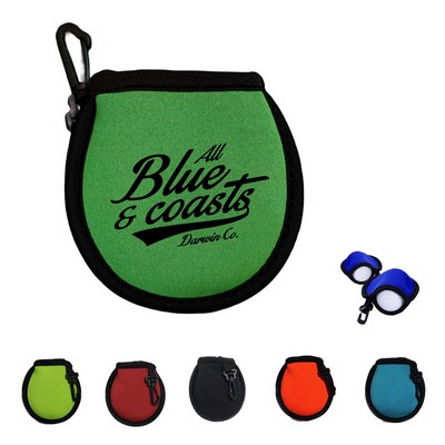 Neoprene Golf Ball Cleaning Pouch