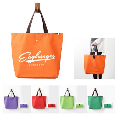 Oxford Eco-friendly Foldable Shopping Tote Bag