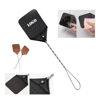 Sturdy Leather Fly Swatter