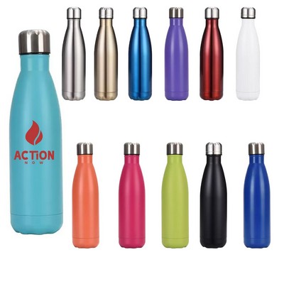 17 oz. Travel Stainless Steel Bottle &Lid