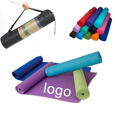 Custom Non-slip EVA Yoga Mat w/Carrying Bag 68"x 24"