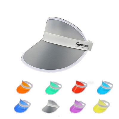 Sun Visors Plastic Clear Uv Protection Cap