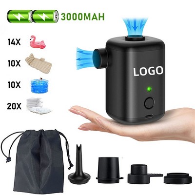 Rechargeable Mini Electric Air Pump for Inflatables