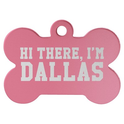 Anodized Aluminum Pet Tag