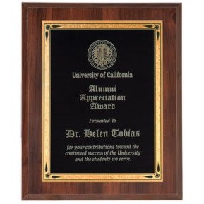 High Gloss Cherry Finish Plaque