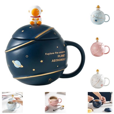 13.5Oz Interstellar Astronaut Ceramic Cup Mug