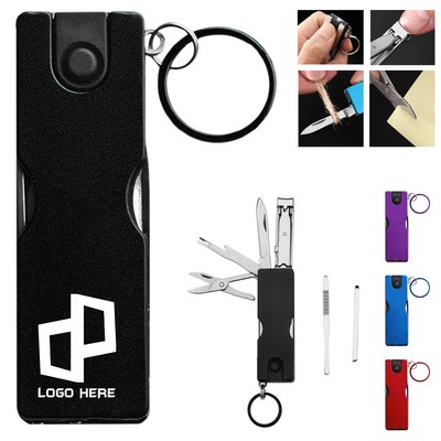 Portable Multifunctional 8-In-1 Keychain