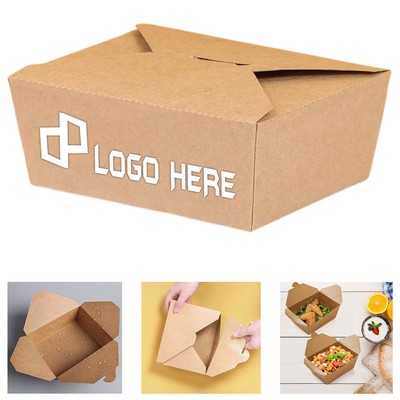 6.50X5.39X1.97" Greaseproof Fried Chicken Box